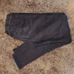 American Eagle faded black flex skinny jeans size 32 x 36